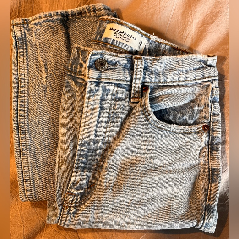 Abercrombie & Fitch The ‘90s straight Ultra High Rise 24/00L